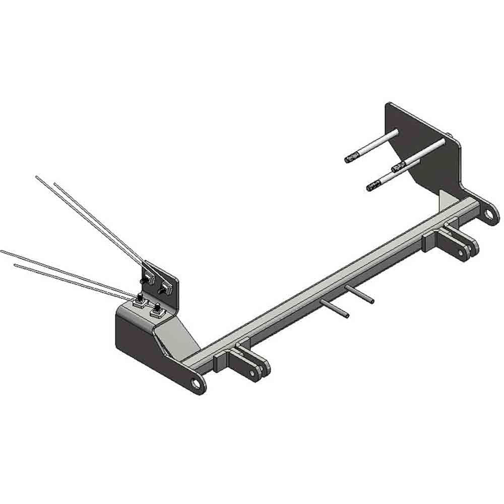 Blue Ox Alpha 2 Tow Bar (6,500 lbs. cap.) & Baseplate Combo fits 1997-2006 Jeep Wrangler (Also fits models that have a "Rugged Ridge Double Tube Bumper", bumper not included) - Image 3