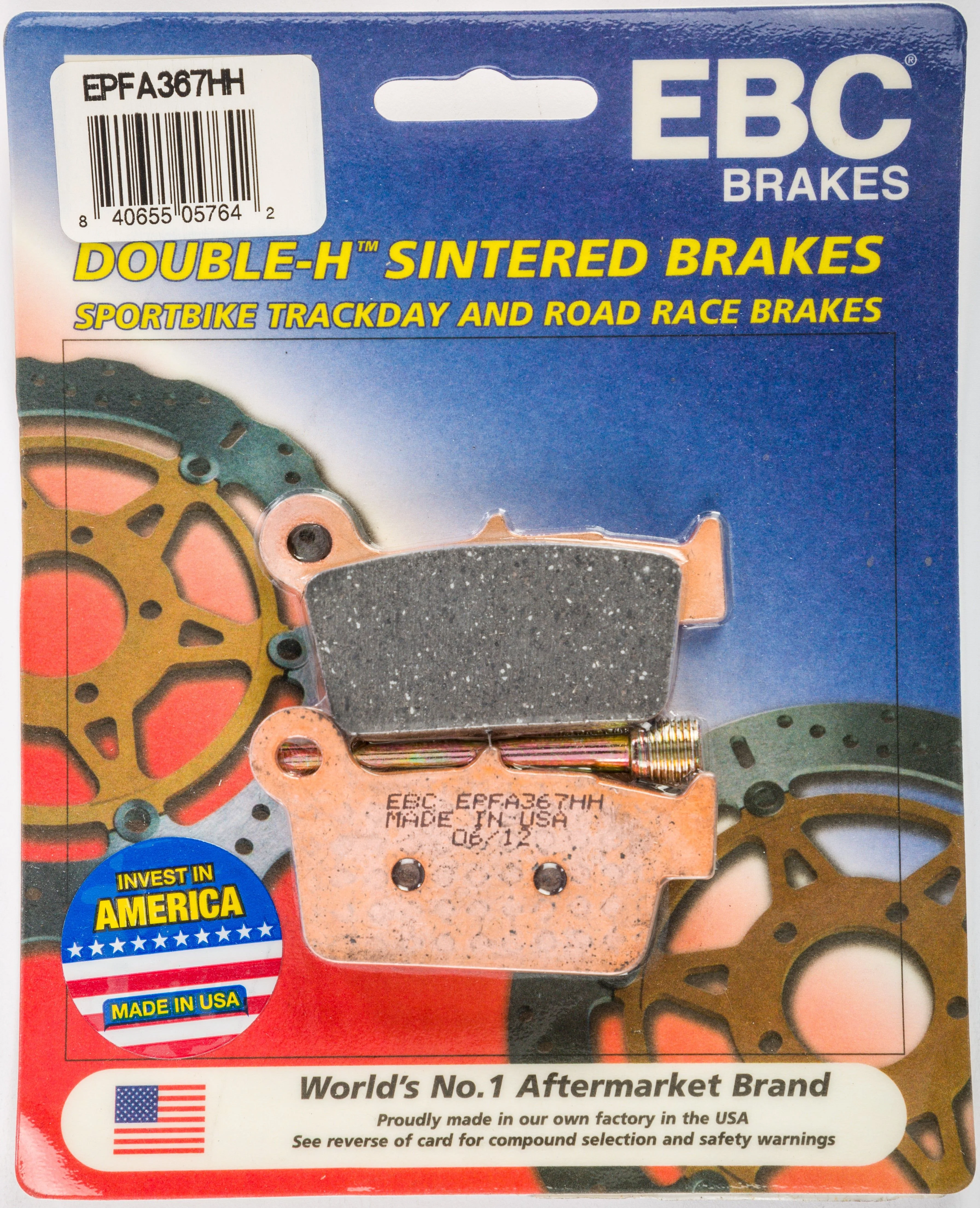 EBC 1 Pair EPFA Sintered Fast Street and Trackday Brake Pads MPN EPFA367HH - Image 4