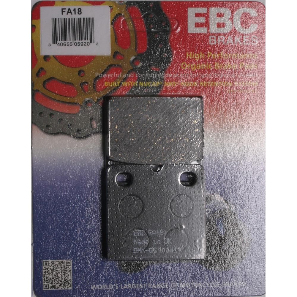 EBC 1 Pair FA-SFA-TT-X Premium Organic Replacement Brake Pads MPN FA18 - Image 4