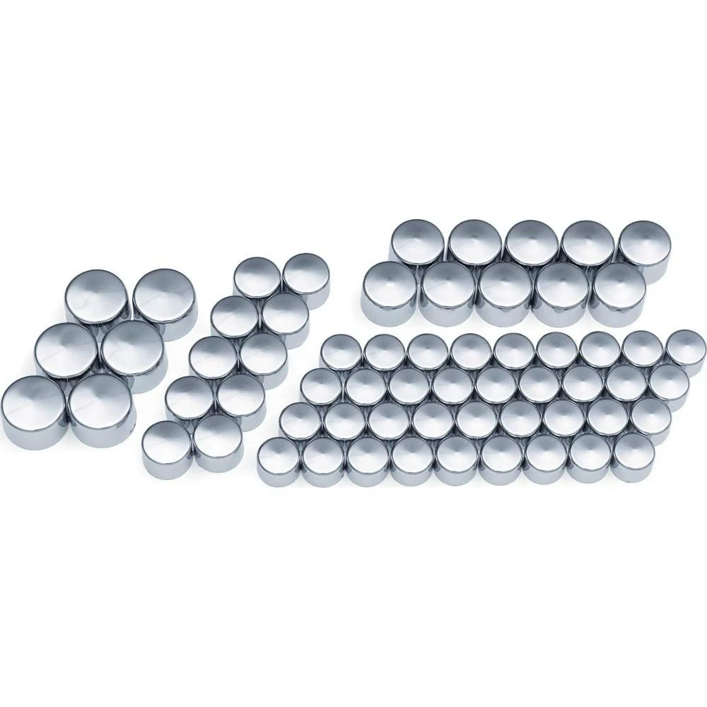 Kuryakyn Kool Kaps 82 Piece Kit Chrome Milwaukee-Eight Engine Kit - Image 4