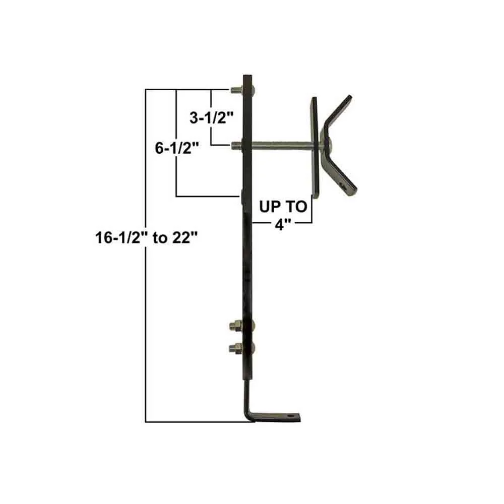 Rigid Hitch (RHTC-35L) In-Bed Pickup Spare Tire Carrier - Image 3